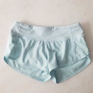 Lululemon Speed Up Lined Short in Light Blue Size 2